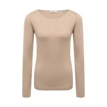 Пуловер из кашемира и шелка Brunello Cucinelli