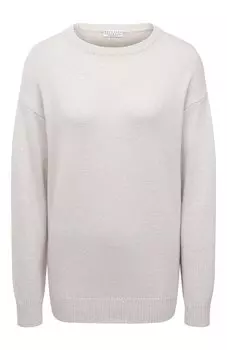 Пуловер из кашемира и шелка Brunello Cucinelli