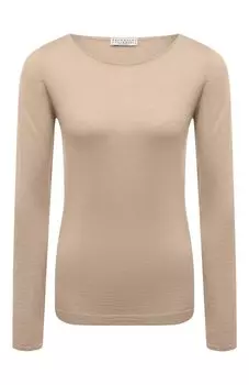 Пуловер из кашемира и шелка Brunello Cucinelli