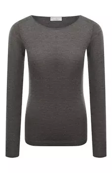 Пуловер из кашемира и шелка Brunello Cucinelli