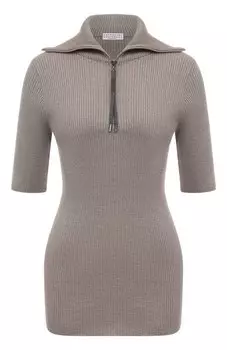 Пуловер из кашемира и шелка Brunello Cucinelli