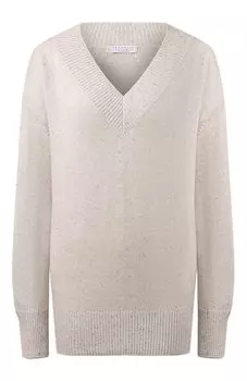 Пуловер из кашемира и шелка Brunello Cucinelli