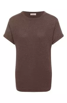 Пуловер из кашемира и шелка Brunello Cucinelli