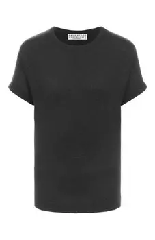 Пуловер из кашемира и шелка Brunello Cucinelli