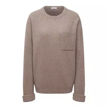 Пуловер из кашемира и шерсти Brunello Cucinelli