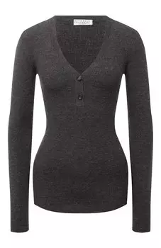 Пуловер из кашемира и вискозы Brunello Cucinelli