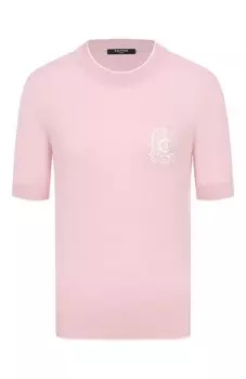 Пуловер из шелка и хлопка Balmain