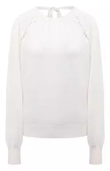 Пуловер из шелка и хлопка Chlo