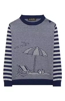 Пуловер из шелка и хлопка Loro Piana