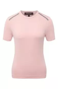 Пуловер из шелка и хлопка Loro Piana