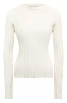 Пуловер из шелка и хлопка Loulou Studio