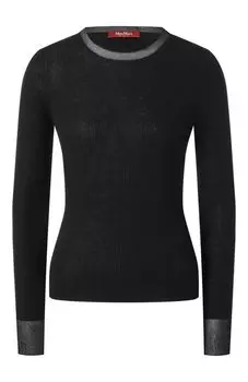 Пуловер из шелка и шерсти Max Mara Studio