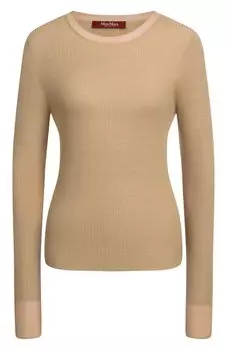 Пуловер из шелка и шерсти Max Mara Studio