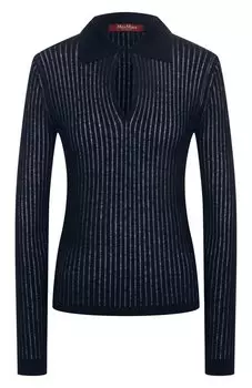 Пуловер из шелка и шерсти Max Mara Studio