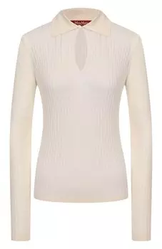 Пуловер из шелка и шерсти Max Mara Studio