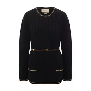 Пуловер из шерсти и хлопка Gucci