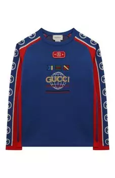 Пуловер из шерсти и хлопка Gucci