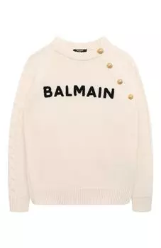 Пуловер из шерсти и кашемира Balmain
