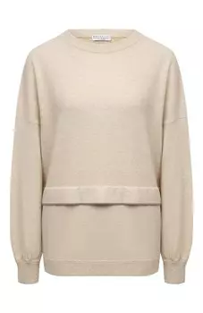 Пуловер из шерсти и кашемира Brunello Cucinelli