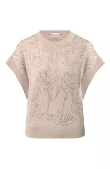 Пуловер из шерсти и кашемира Brunello Cucinelli