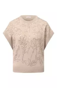 Пуловер из шерсти и кашемира Brunello Cucinelli