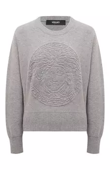 Пуловер из шерсти и кашемира Versace
