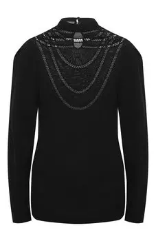 Пуловер из шерсти и шелка Alberta Ferretti