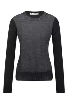 Пуловер из шерсти и шелка Jil Sander