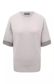 Пуловер из шерсти и шелка Lorena Antoniazzi