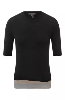 Пуловер из шерсти и шелка Lorena Antoniazzi