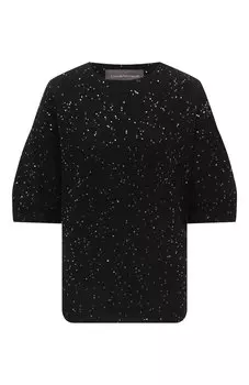 Пуловер из шерсти и шелка Lorena Antoniazzi