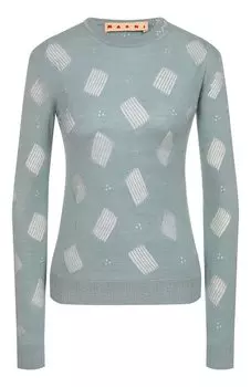 Пуловер из шерсти и шелка Marni