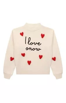 Пуловер из шерсти и вискозы MC2 Saint Barth