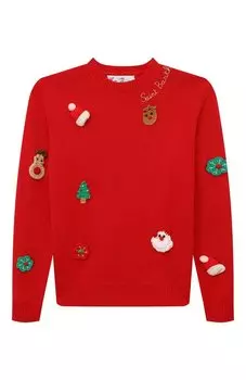 Пуловер из шерсти и вискозы MC2 Saint Barth