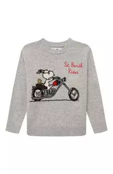 Пуловер из шерсти и вискозы MC2 Saint Barth