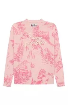 Пуловер из шерсти и вискозы MC2 Saint Barth