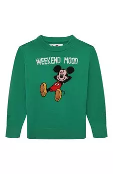 Пуловер из шерсти и вискозы MC2 Saint Barth