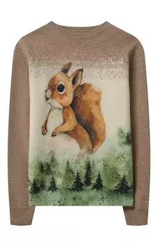 Пуловер из шерсти и вискозы MC2 Saint Barth