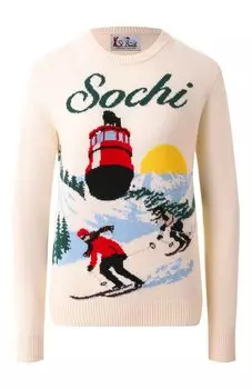 Пуловер из шерсти и вискозы MC2 Saint Barth