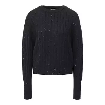 Пуловер из смеси кашемира и шелка Brunello Cucinelli