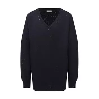 Пуловер из смеси кашемира и шелка Brunello Cucinelli