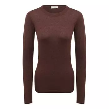 Пуловер из смеси кашемира и шелка Brunello Cucinelli