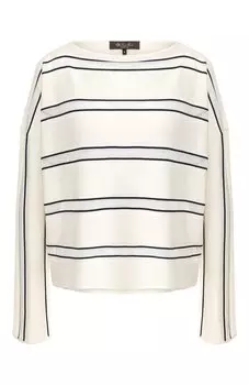 Пуловер из смеси кашемира и шелка Loro Piana