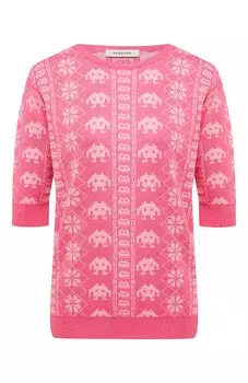 Пуловер из смеси кашемира и шелка Nervure