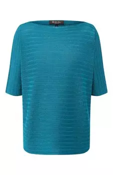 Пуловер из смеси льна и шелка Loro Piana