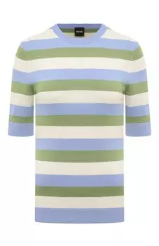 Пуловер из вискозы и хлопка BOSS