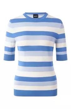 Пуловер из вискозы и хлопка BOSS