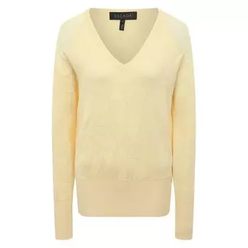 Пуловер из вискозы и хлопка Escada