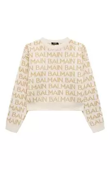 Пуловер из вискозы и шерсти Balmain