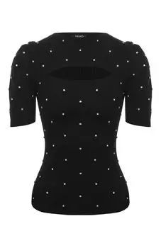 Пуловер из вискозы Liu Jo